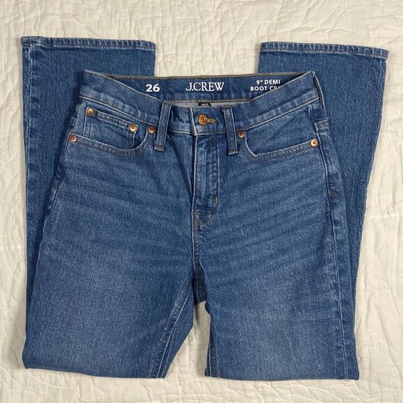 J. Crew 9”Demi Boot Crop Jean size 26 - Picture 1 of 8